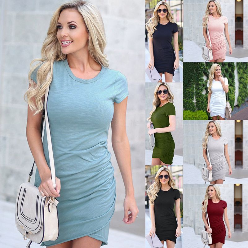 plain bodycon dress