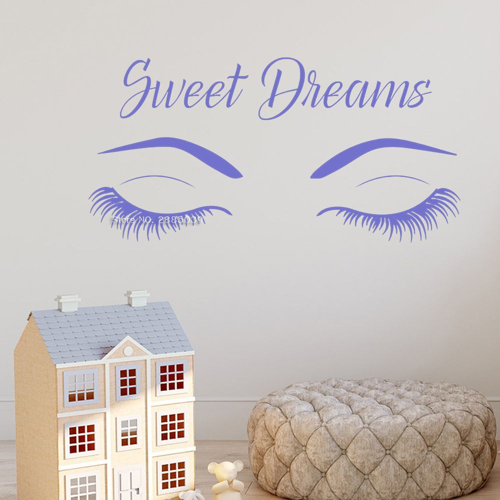 Sweet Dreams Quotes Eyelashes Wall Decals Modern Vinyl Wall Art Decor For Nursery Room Bedroom Decal Eyebrow Wall Quote Wall Decal Quotes Wall Decal Sweet Dreams Quotes Eyelashes Wall Decals Modern Vinyl Wall Art Decor For Nursery Room Bedroom Decal Eyebrow Wall Quote Wall Decal Quotes Wall Decal