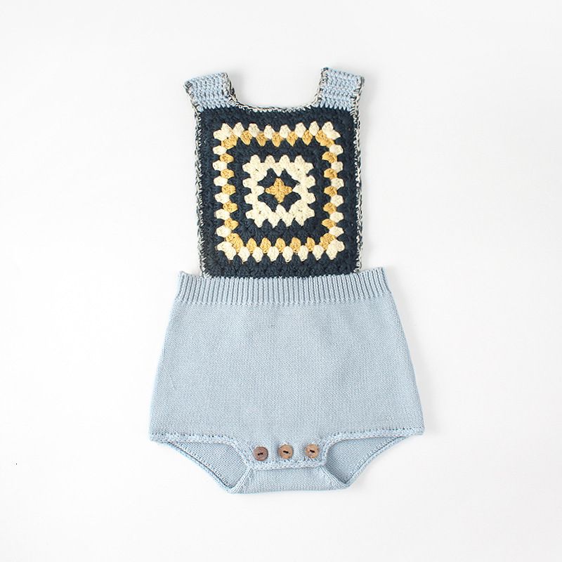 Knit Baby Romper Size 1-6 M
