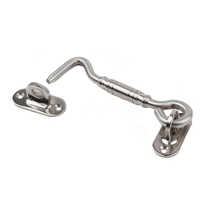 Gancho de Cierre de Puerta Cabina Hook Acero inoxidable Gancho de la cabina Pestillo