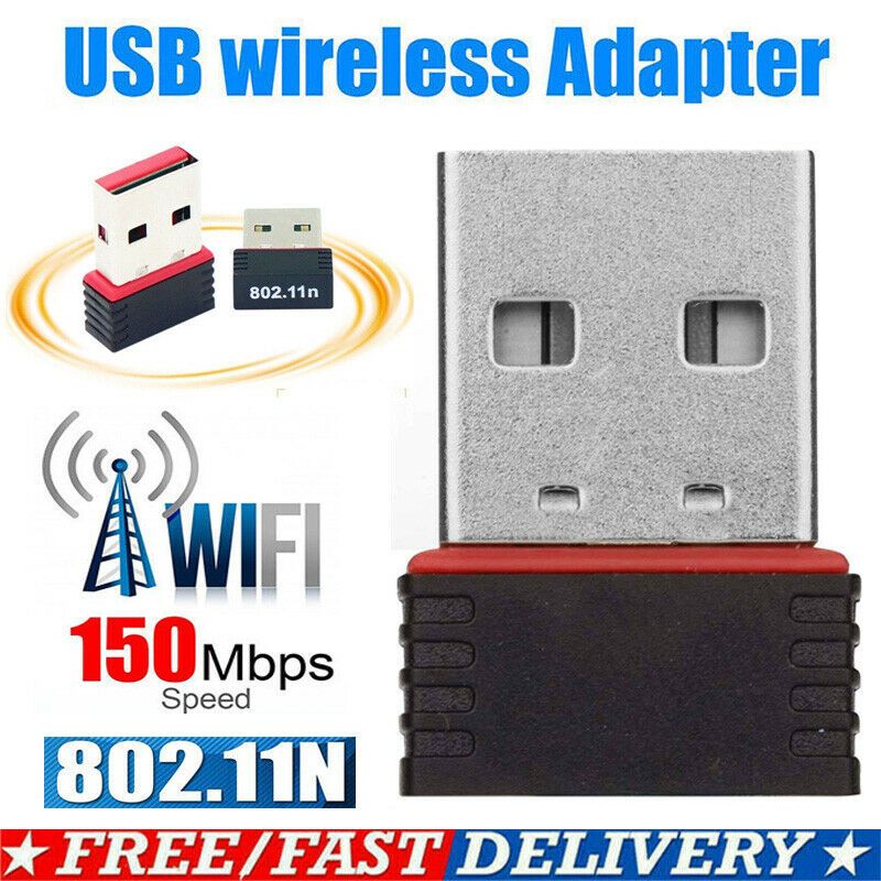 150Mbps USB WiFi Realtek RTL8188 802.11b//g//n Wireless-N Antenna Adapter Dongle