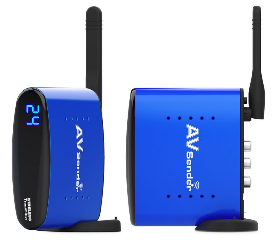 24-channel 5.8GHz AV Sender Transmitter Receiver Wireless Video Audio US