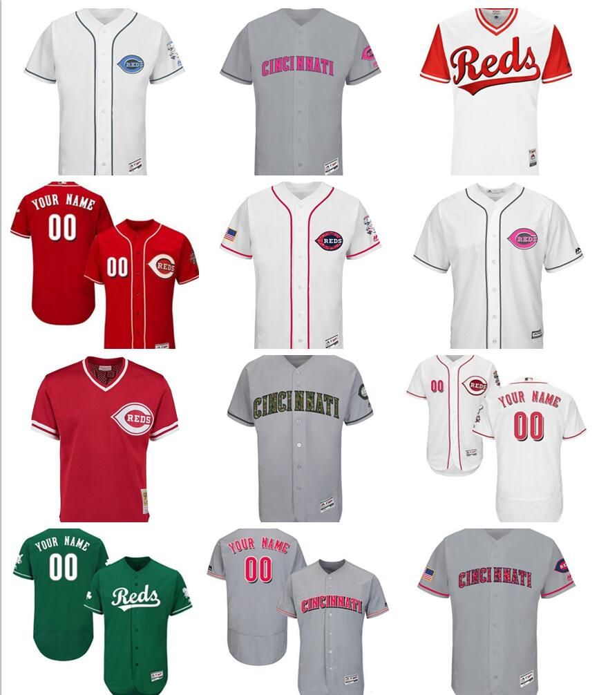 2020 2019 Custom Men Women Kids Shirts Cincinnatireds Jersey 00 Any Your Name And Your Number Red Grey White Kids Girls Baseball Jersey From Finall 16 92 Dhgate Com