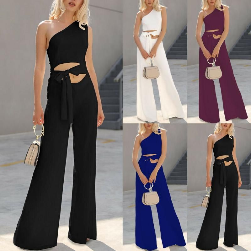 wide leg palazzo jumpsuit