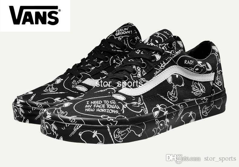 vans old skool cartoon custom