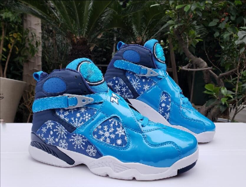 all blue 8s