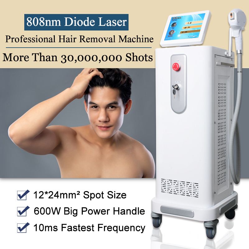 Soprano Ice Diode Laser Hair Removal Machine 808nm Infrared Laser Fast Hair Removal Beauty Salon