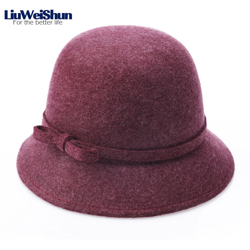 narrow brim felt hat