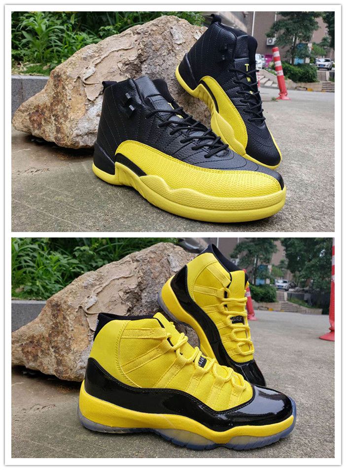 black yellow 11s