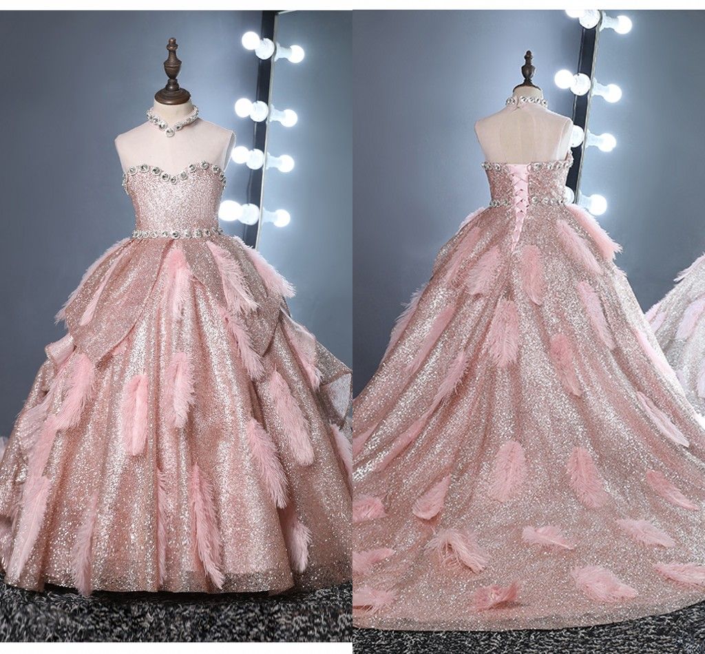 rose pink toddler dress