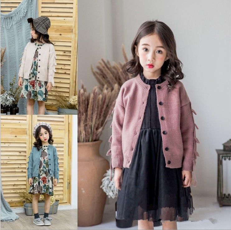girls purple cardigan