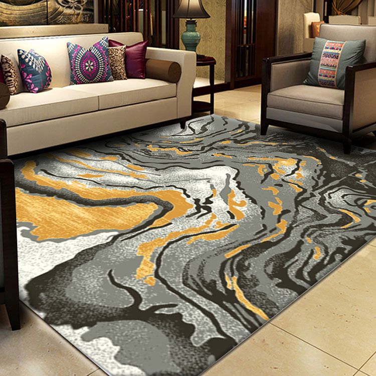 Living Room Home Bedroom Rugs Carpets Coffee Table Soft Floor Mat Study Area Rug Europe Simple Abstract Multicolor Ink Carpet Discount Oriental Rugs Buy Area Rugs From Duoupaa 22 54 Dhgate Com