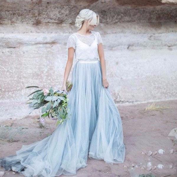 Robe champetre bleu Clearance