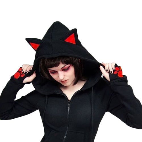 Compra Oíjes De Gato Con Capucha Para Mujer Sudaderas Sudaderas EUROPEA Y  AMERICANA GAT Orejas De Impresión Suéter Venta Caliente Ropa De Mujer  Barato | Entrega Rápida Y Calidad | Es.Dhgate