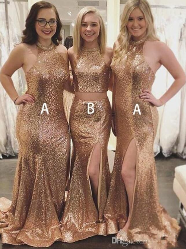 rose gold halter top