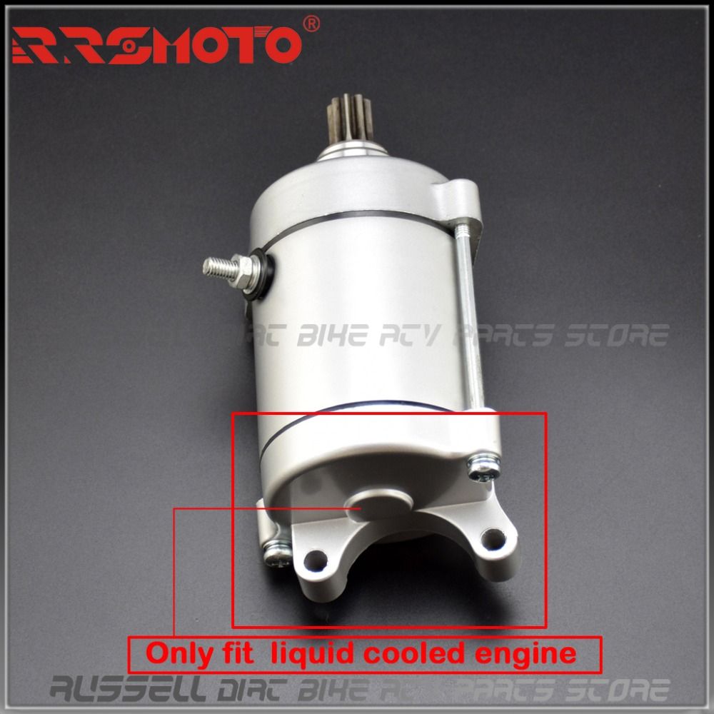 9-Teeth Starter Motor for CG 150cc-250cc Air-Cooled ATV,Go Kart /& Dirt Bike