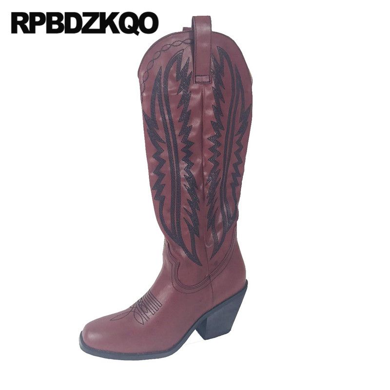 short red cowgirl boots
