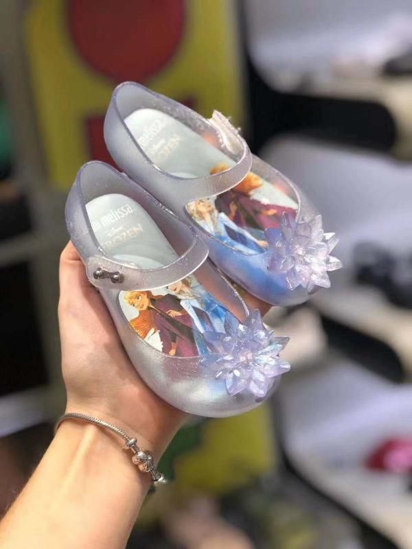 Big Size Mini Melissa Princess Jelly Shoes Kids Girl Fashion Bowknot