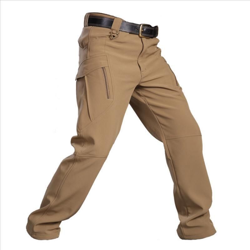 Compre Moda Ocio Pantalones Largos Pantalones Técnicos Para Hombre Otoño  Invierno Cálido Pantalones De Cáscara Blanda Cepillado Espesar Hombres  Bottons XXL A 58,46 € Del Losangelesd | Es.Dhgate.Com