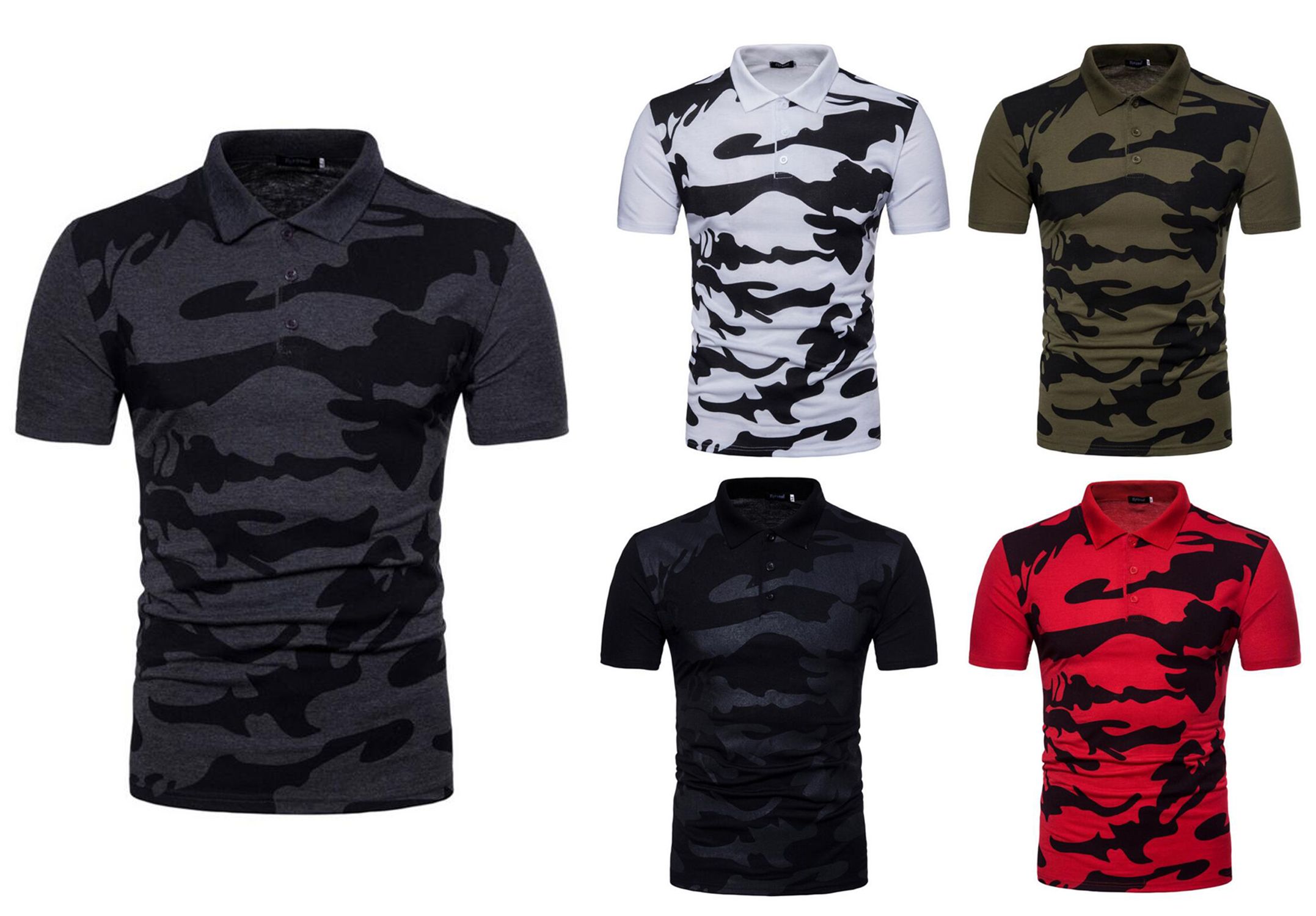 camouflage polo