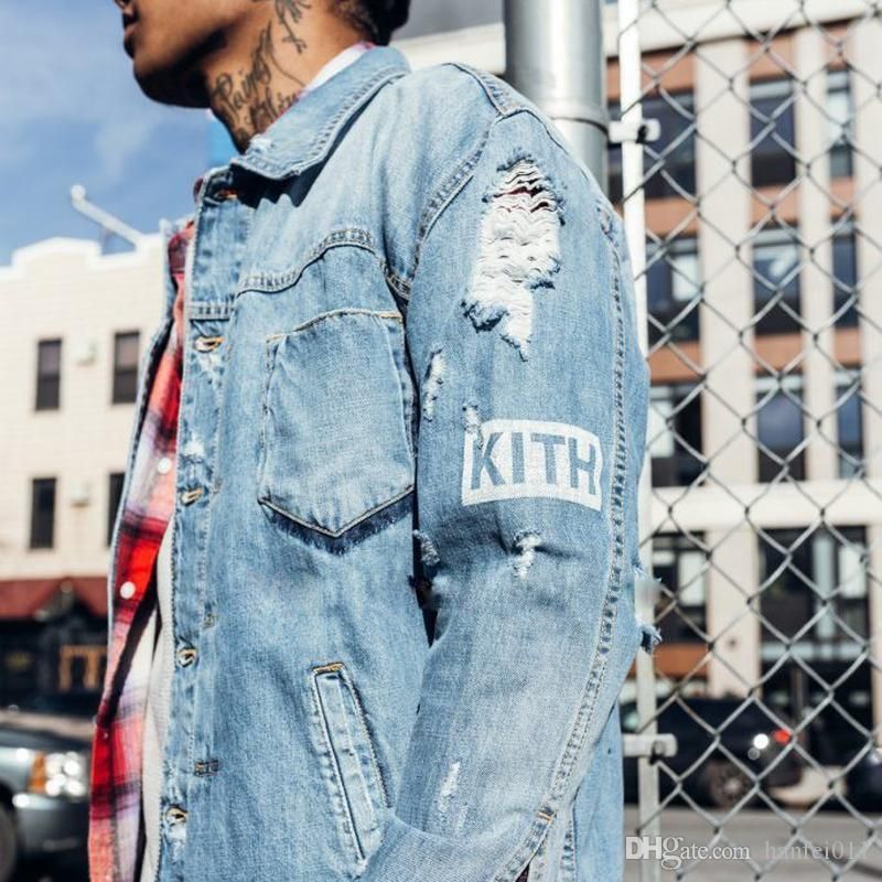 18fw Kith Laight Denim Jacket Outerwear Vintage Fashion Street 