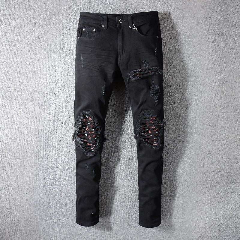 Acquistare 2019 Nuovo Arrivo Buchi Neri Degli Uomini Dei Jeans Fashion  Design Jeans Strappati Uomo Formato Più Di Buona Qualità Denim Ansimano I  Pantaloni Economico | Consegna Veloce E Qualità | It.Dhgate