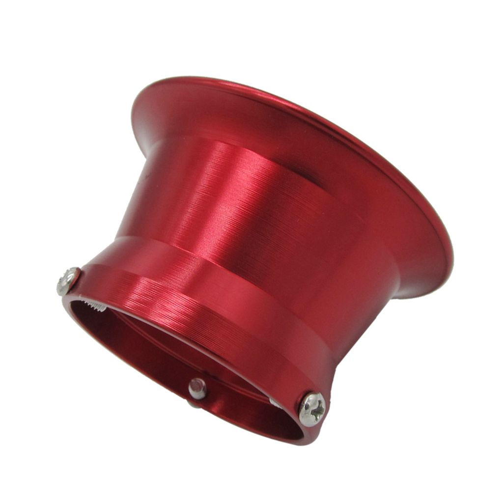 housesweet Copa de interfaz de filtro de aire de 50 mm Interfaz de filtro de aire de aleaci/ón de aluminio Copa de viento para carburador de motocicleta de 24//26//28//30 mm
