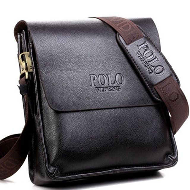 Men Polo Messenger Bags Pu Leather Mens Crossbody Bags Brand Quality ...
