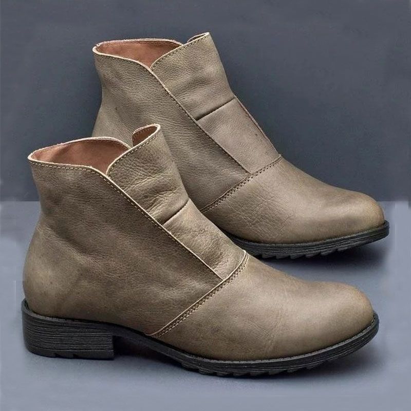 peep toe ankle boots low heel