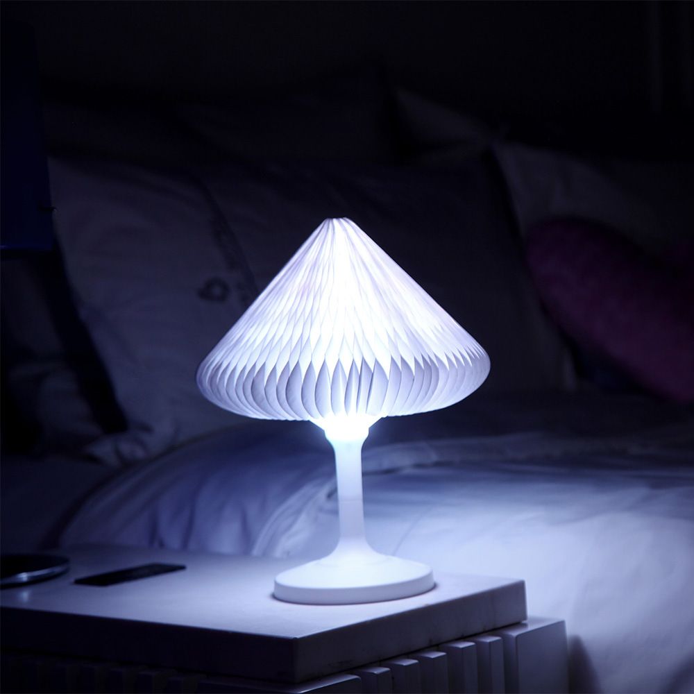 led sculptural touch table lamp