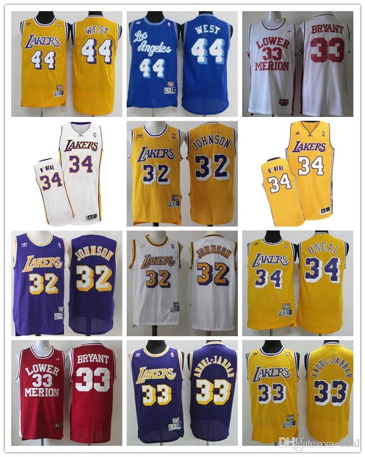 lakers 34 jersey