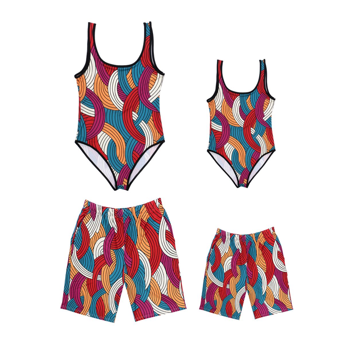 matching board shorts
