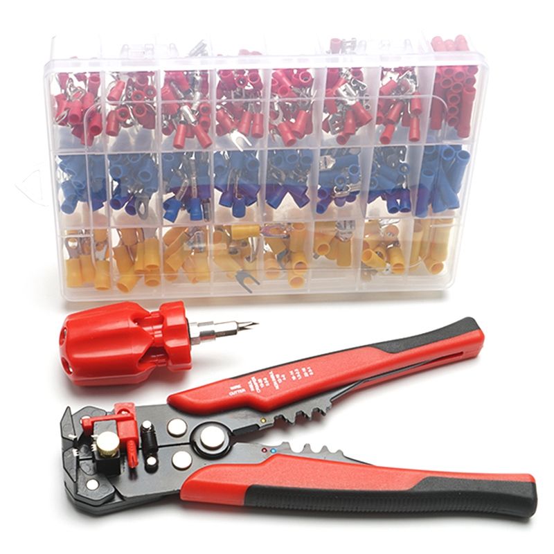 2020 Electrical Wire Terminal Kit With 5 In 1 Automatic Wire Stripper