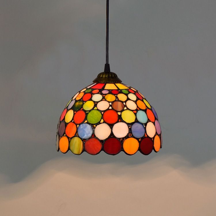 Stained Glass Hanging Light, Stained Glass Pendant Light Fixtures