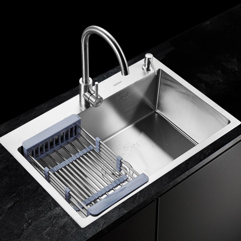 2019 Luxury Multiple Sizes Stainless Steel Single Bowl Top Mount