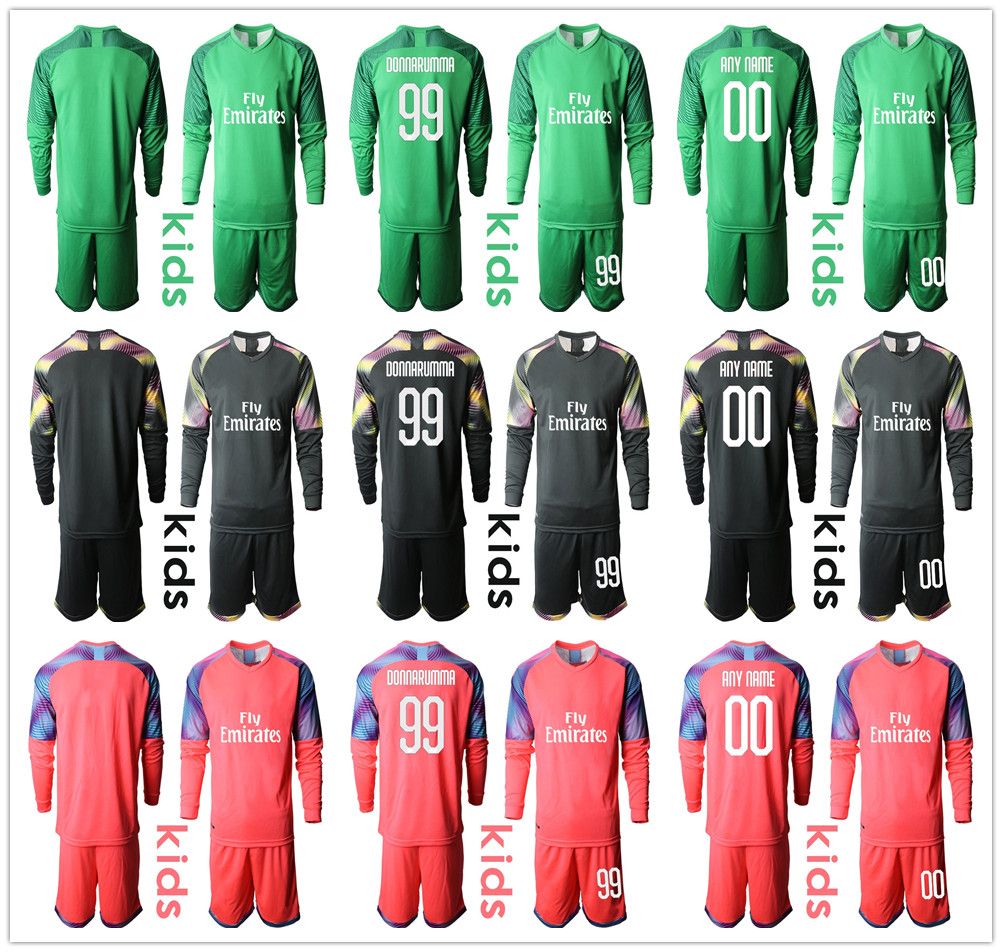 Acquistare 2019 2020 Manica Lunga Kid Youth G. Donnarumma Maglie Da  Portiere Set Da Calcio Bambini # 99 Donnarumma # 90 Donnarumma Boy Kit  Uniforme Bambini Economico | Consegna Veloce E Qualità | It.Dhgate