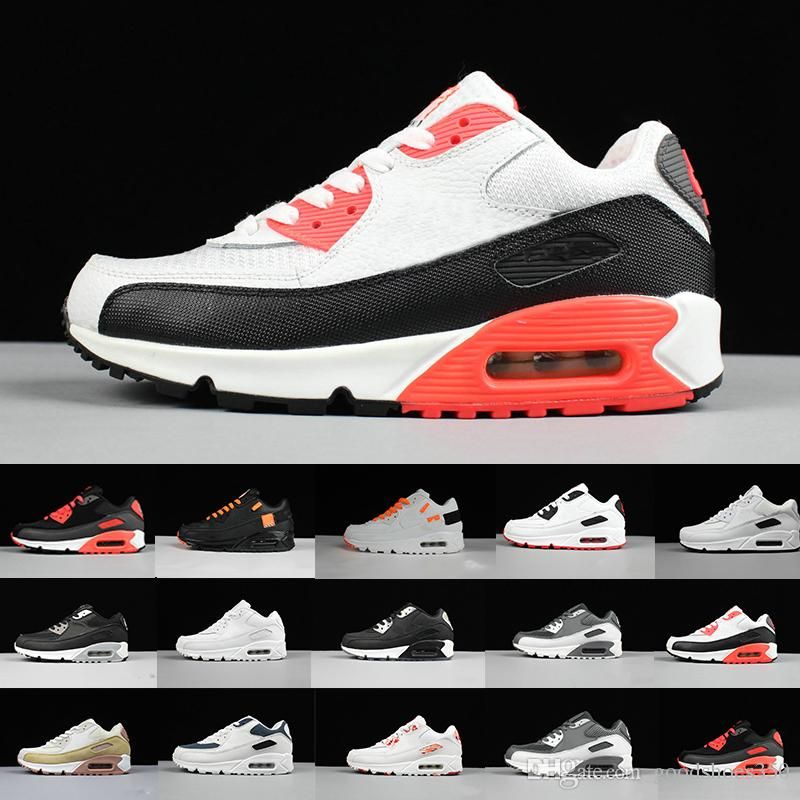 Compre Nike Air Max 90 Airmax Hombres 2019 90 Off Zapatos Para Correr  Zapatillas De Deporte Hombre Desierto Mineral Marrón Airing Diseñadores De  Moda Clásico 90s Descuento Zapatillas A 53,29 € Del Hotshoes999 | DHgate.Com