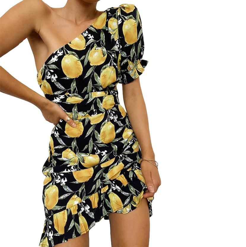 lemon summer dress