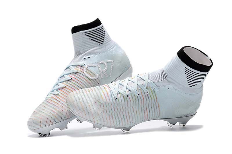 cr7 soccer cleats white