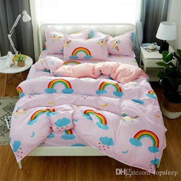 Lovely Beautiful Bedding Set King Twin Queen Size For Home Textile