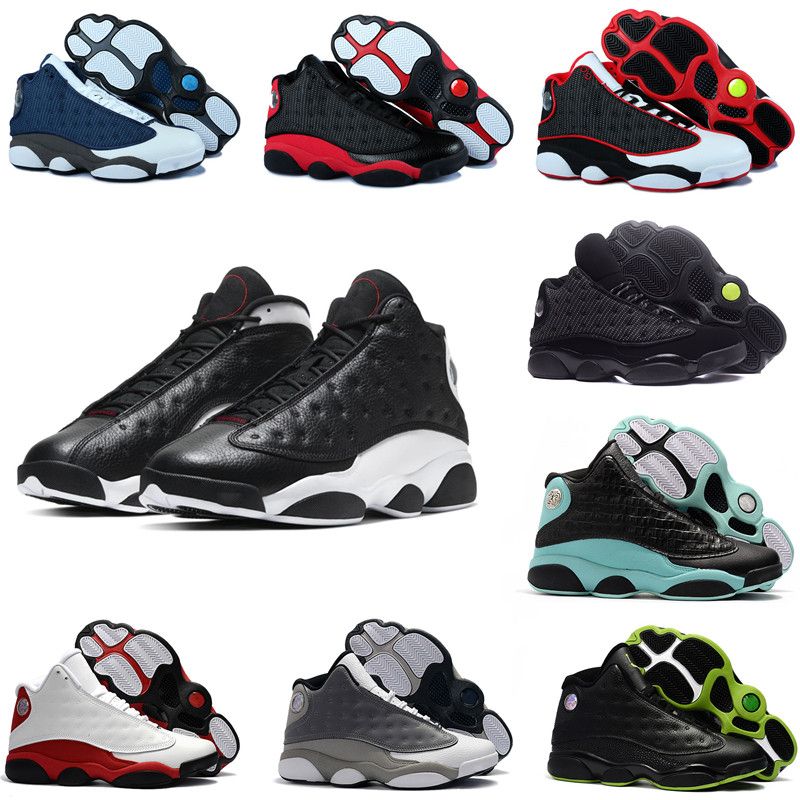 2020 New 13 Island Green Bred Chicago Flint Men Women