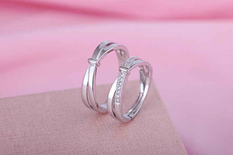 couple rings in silver online shopping