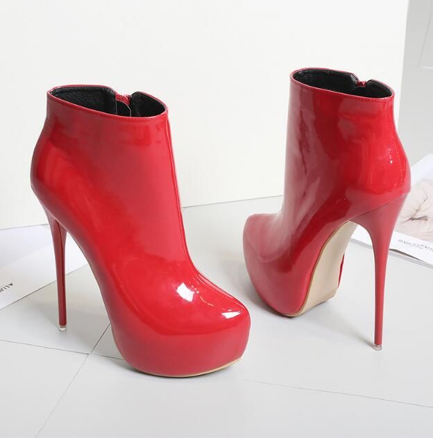 cheap red boots