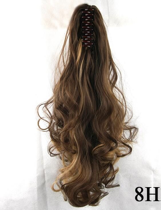 134 Synthetic Ponytail Long Straight Hair 16 22 Clip Ponytail Hair
