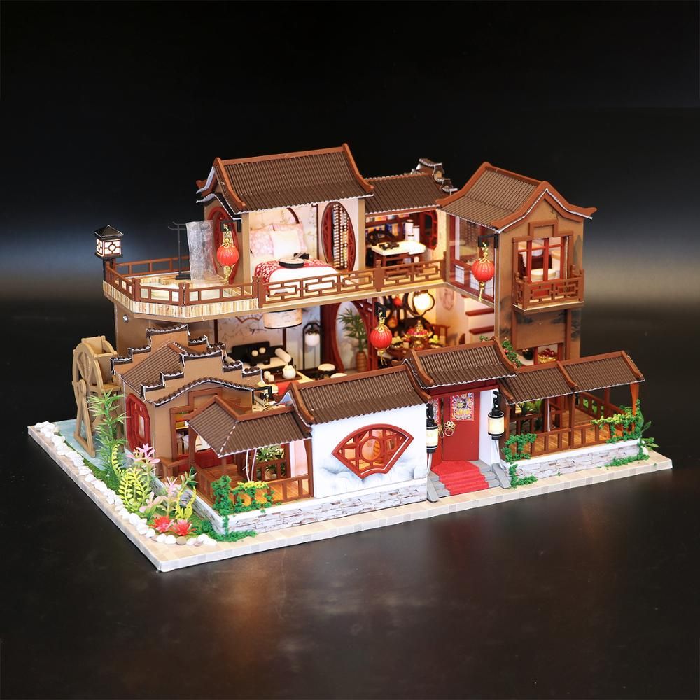 children's wooden dolls house furniture
