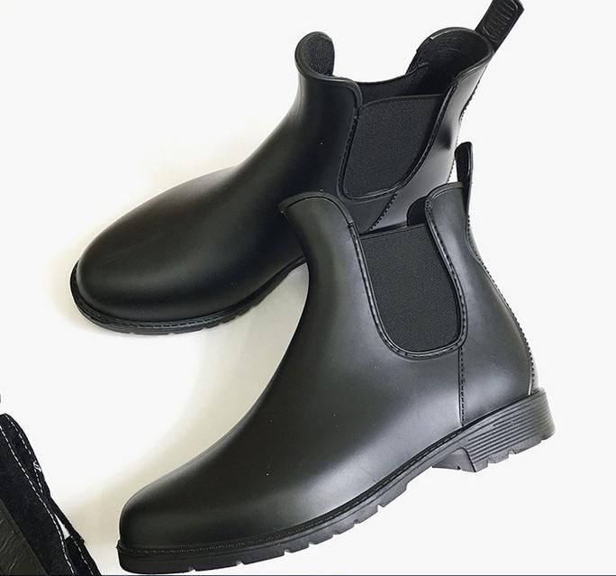 Ankle High Rubber Rain Boots