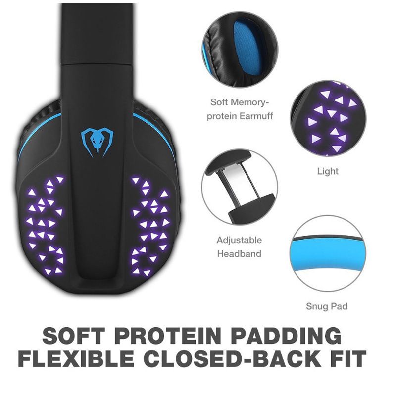 Koppeling buis moordenaar Beexcellent Q2 Foldable Wireless Bluetooth Headphone Gaming Headset With  Mic LED Light For Phone PS4 XBOX Tablet PC From Chinese Jade Shop, $41.12 |  DHgate.Com
