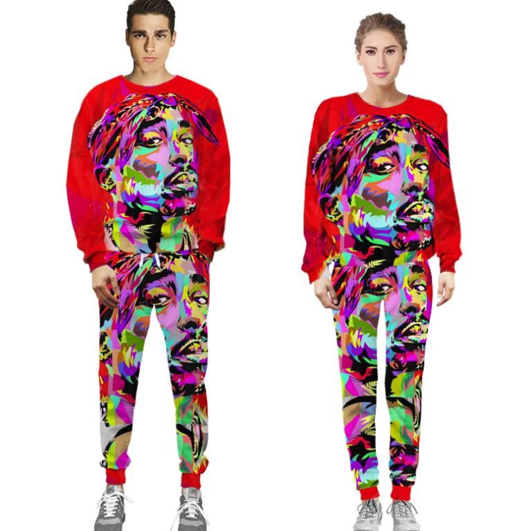 2pac red moletom com capuz