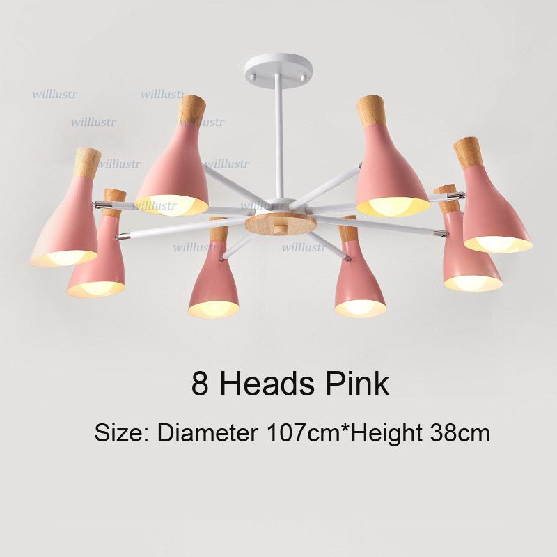 8 Heads Pink