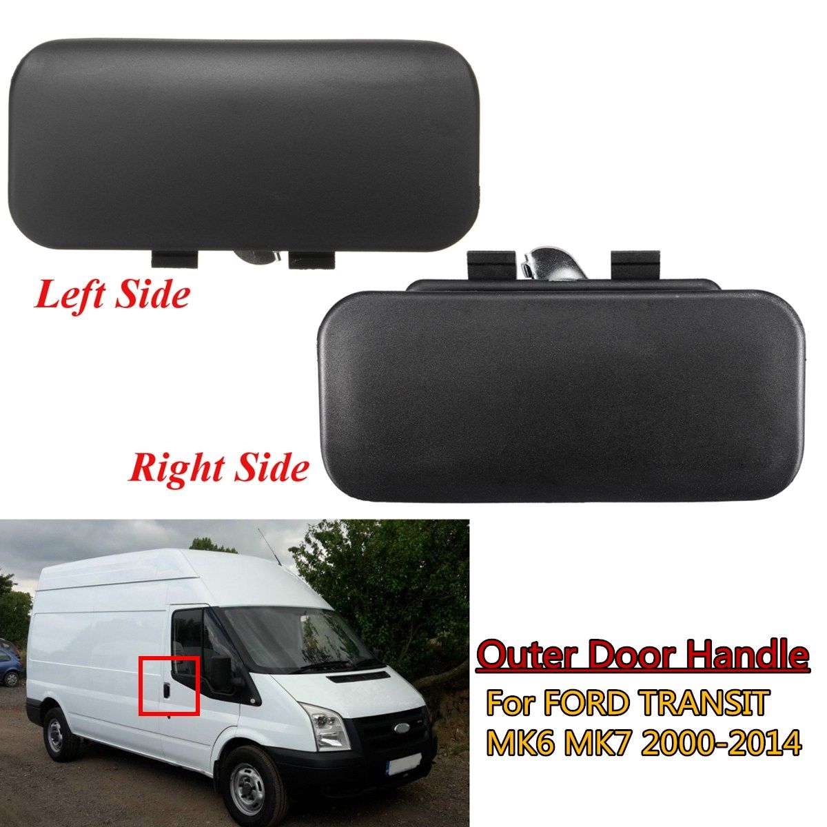 Rear Left /& Right Door Check Straps for Ford Transit 2000-2014